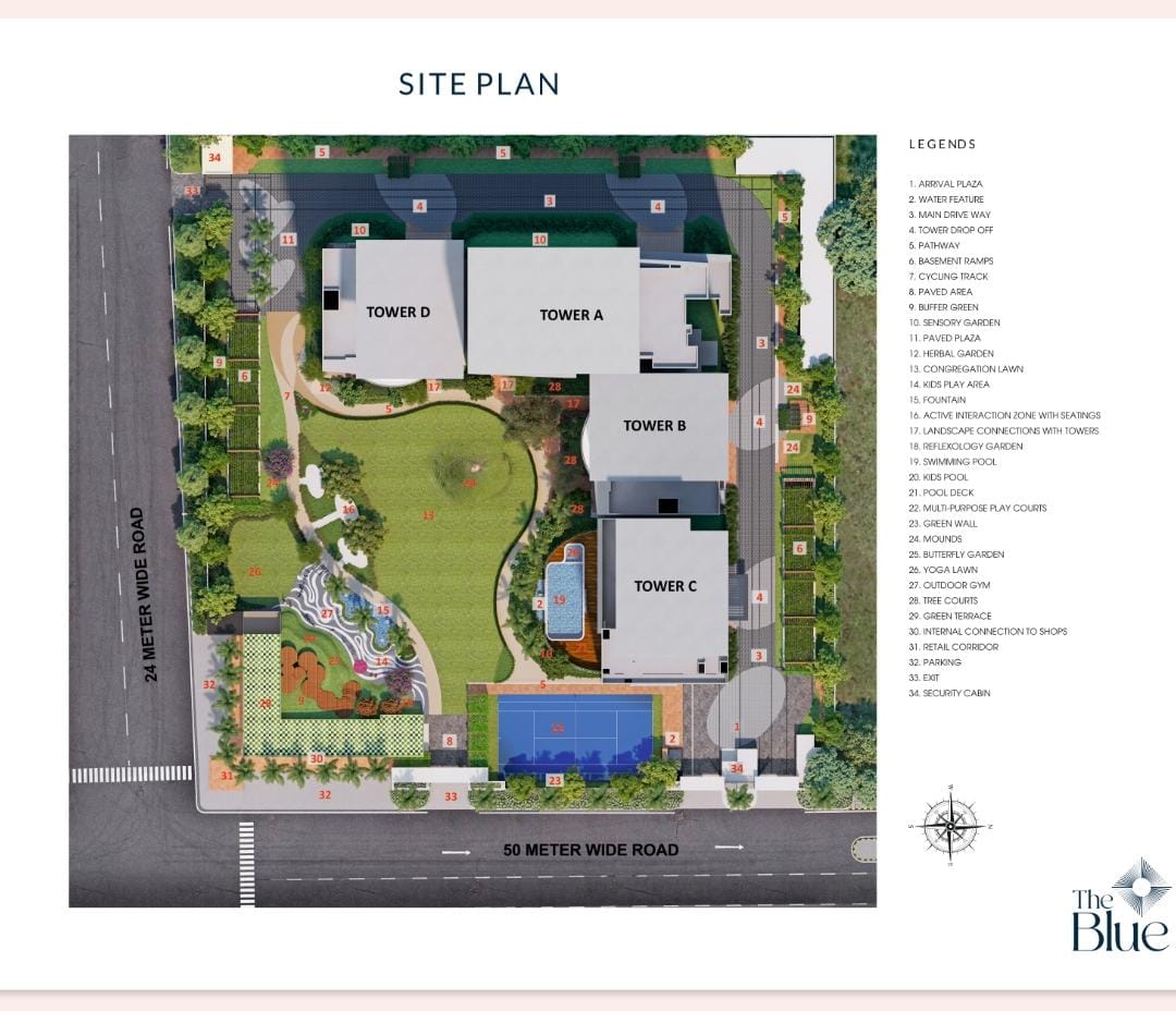 T&T The Blue Site Plan